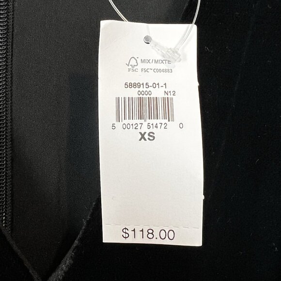 Gap Black Velvet Jumpsuit Size XS V-neck Belted Waist Wide Leg NWT $118 - Picture 2 of 13